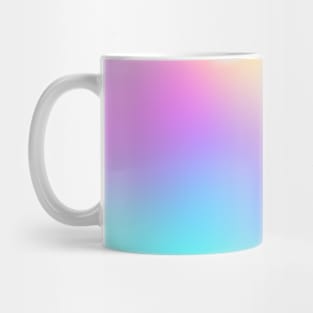 Rainbow Colors Abstract Blurry Gradient Ombre Soft Tie Dye Look Mug